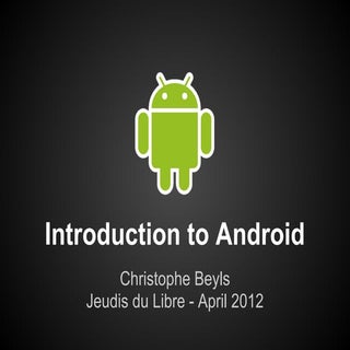 Introduction to Android (Jeudis du ...