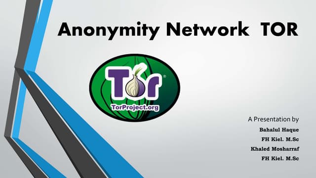 Introduction to anonymity network tor