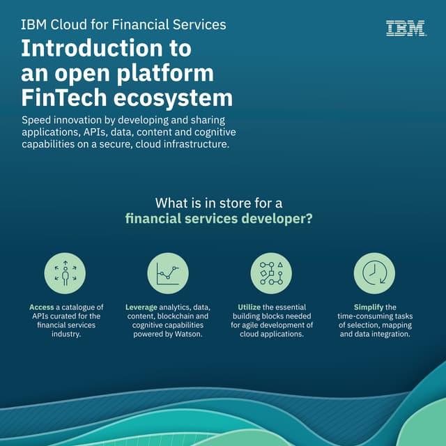 Introduction to an open platform FinTech ecosystem