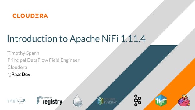 Introduction to Apache NiFi 1.11.4