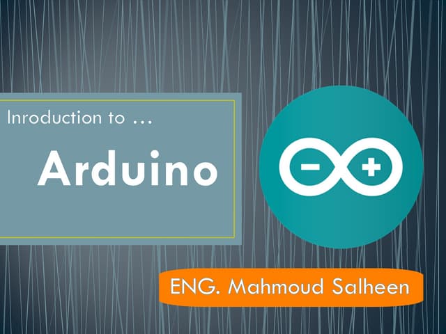 Introduction to arduino