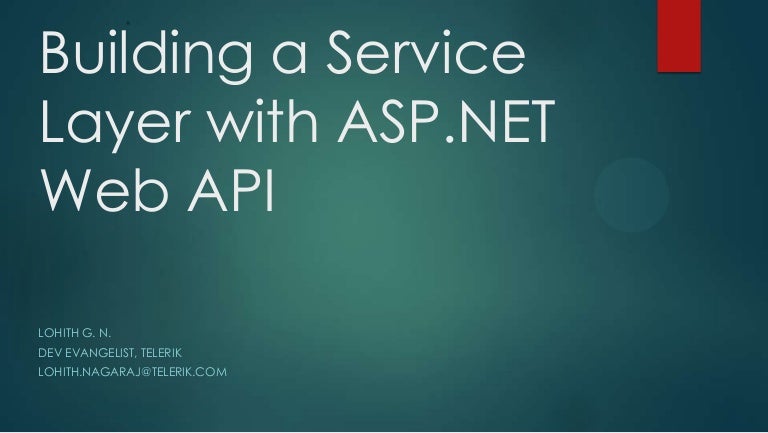 introduction to asp net web api slideshare api
