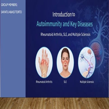 Comprehensive Overview of Autoimmune Diseases: RA, SLE, and MS ...
