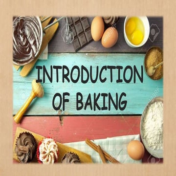 Introduction to baking