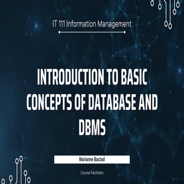 Introduction to basic concepts of Database Systems and DBMS.pdf