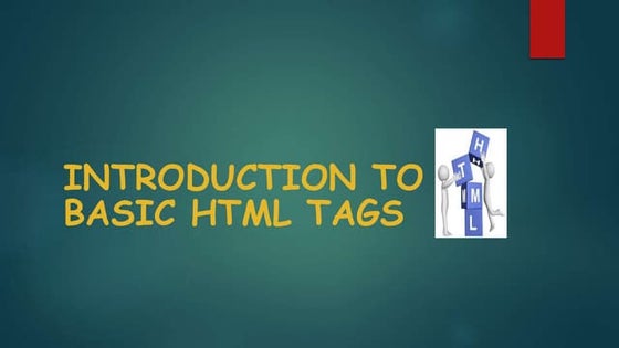 HTML tags presentation on web development.pdf