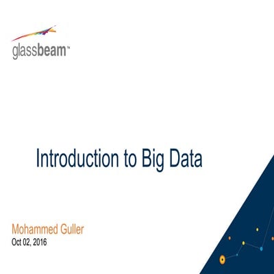 Introduction to Big Data