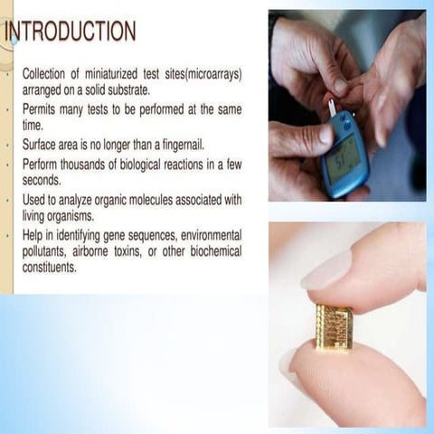 Introduction to biochips