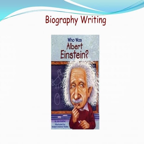 Introduction to biography writing