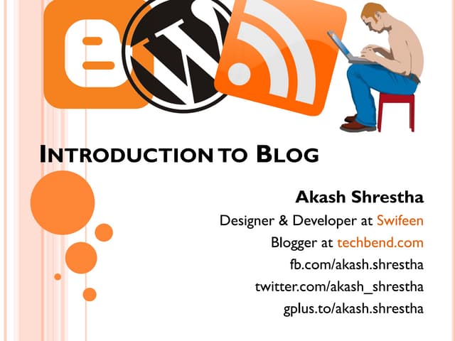 Introduction to blog