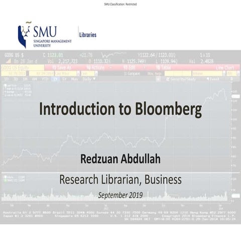 Introduction to Bloomberg
