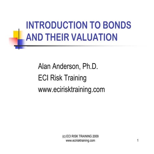 Introduction To Bonds