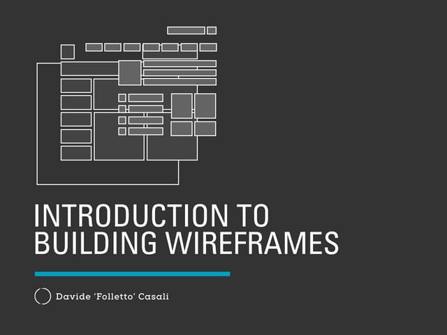 Introduction to Building Wireframes (with Keynote)