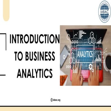 Introduction to Business Analytics | IABAC