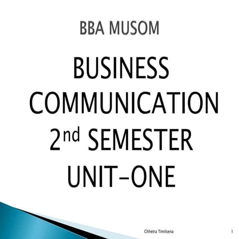 Introduction to business communication