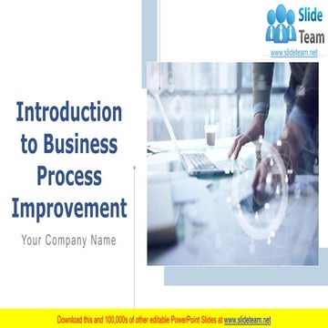 Introduction To Business Process Improvement PowerPoint Presentation Slide