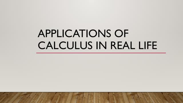 Basic Calculus: Introduction to Calculus