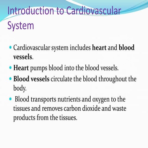 Introduction to Cardiovascular System.pptx