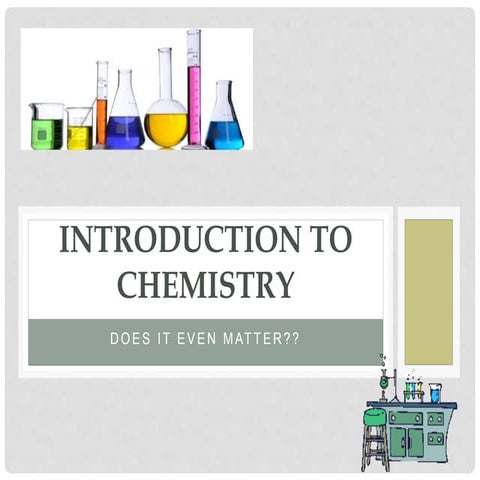 Introduction to chemistry