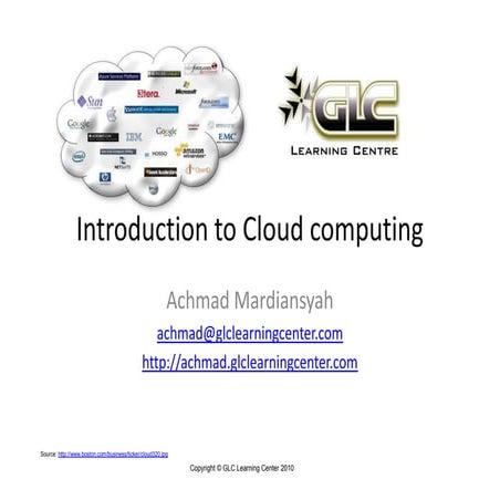 Introduction to cloud computing | PDF | Cloud Computing | Internet