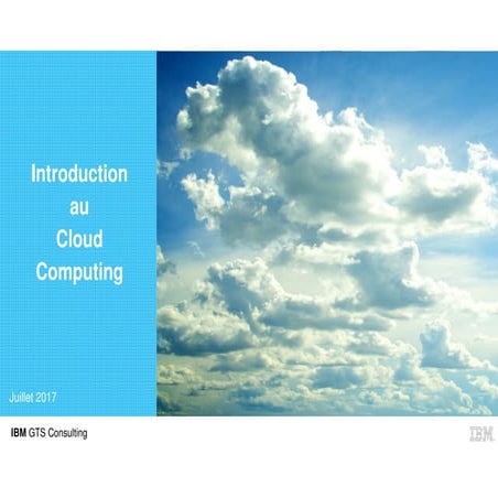 Introduction to Cloud Computing & Market Review