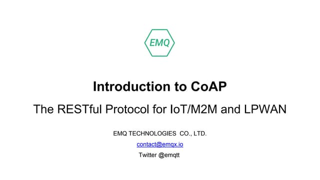 Introduction to CoAP