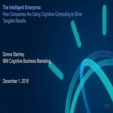 Introduction to IBM Cognitive Business 