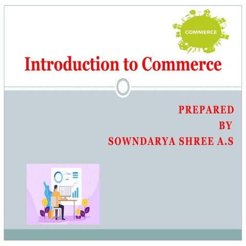 Introduction to commerce