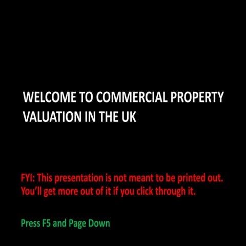 Introduction to commercial property valuation b w (1)