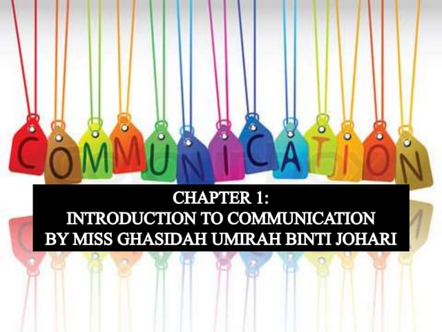 Introduction to communication