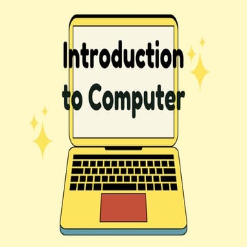 INTRODUCTION TO COMPUTER and functions of the computer | PPTX