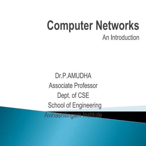 Introduction to computer networks | PPT