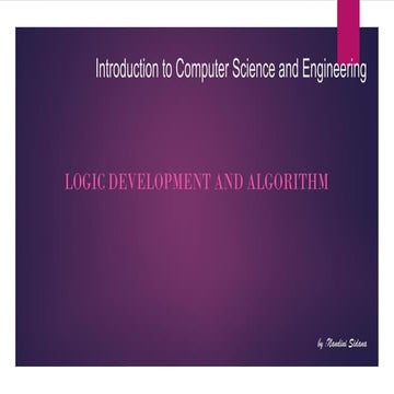 Logic Development and Algorithm. | PDF | Programming Languages | Computing