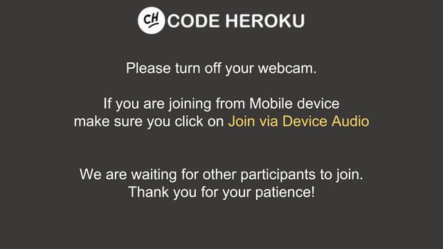 Introduction to Computer Vision - Code Heroku