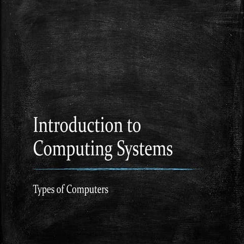 Types of Computers | PPT
