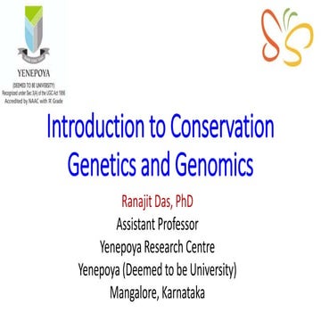 Introduction to conservation genetics and genomics