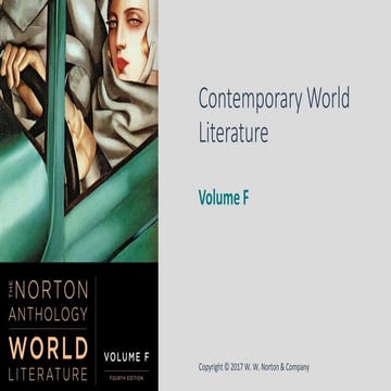 Introduction to Contemporary Literature