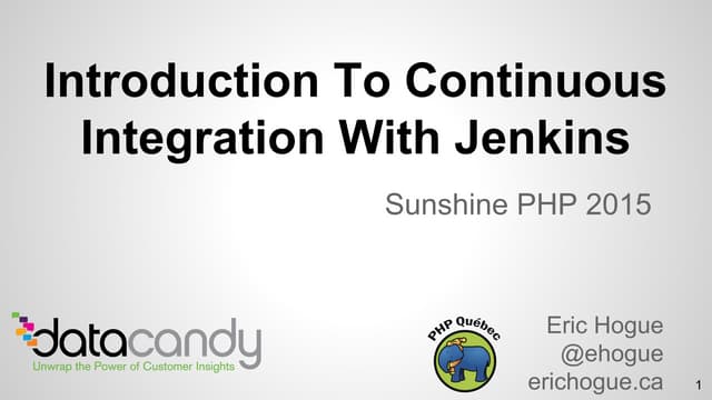 Introduction to Continuous Integration with Jenkins