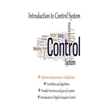 Introduction to control system 1 | PPTX