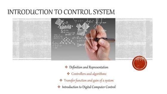 Basics of Control System | PPT