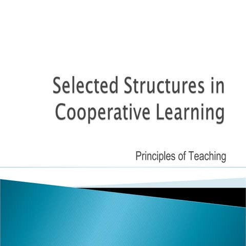 overview of structure in cooperative learning