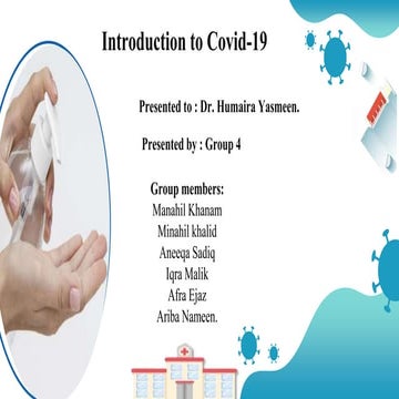Introduction to covid 19 