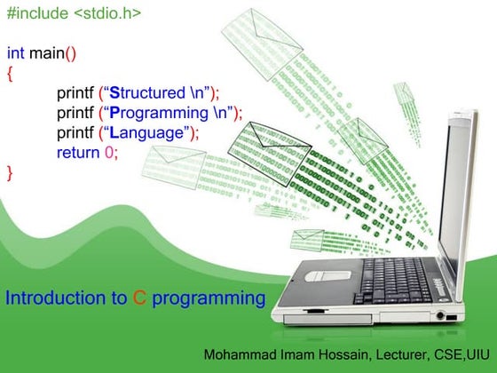 SPL 3 | Introduction to C programming