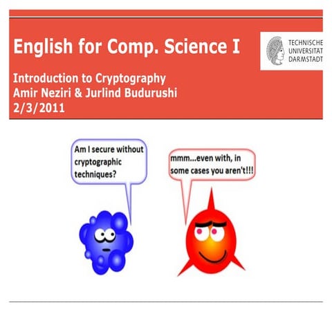 Introduction to cryptography