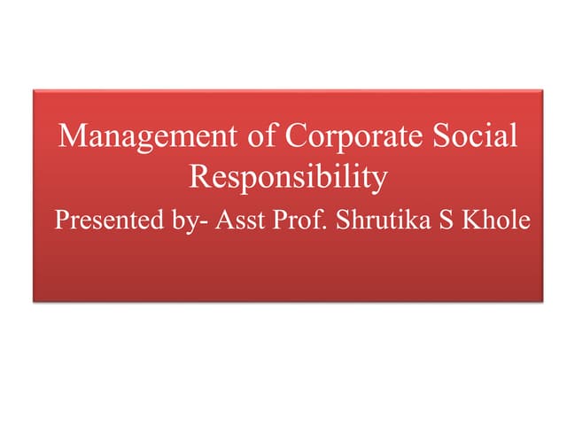 Digitizing Your Corporate Social Responsibility | PDF