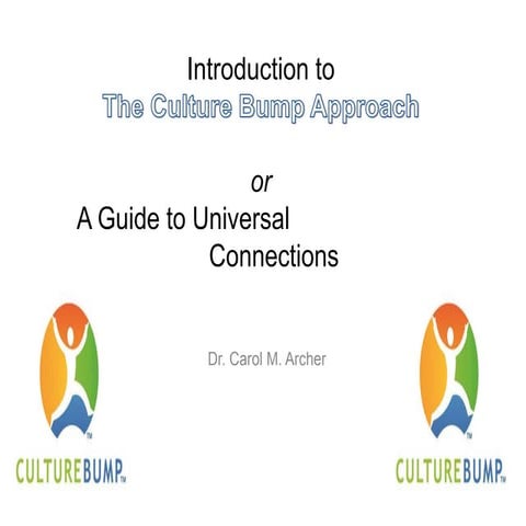 Introduction to culture bumps 