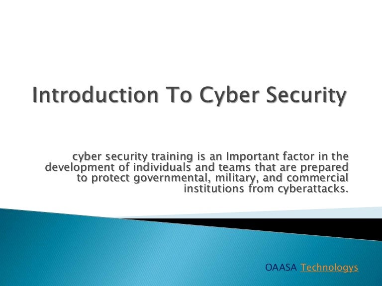 Introduction To Cyber Security