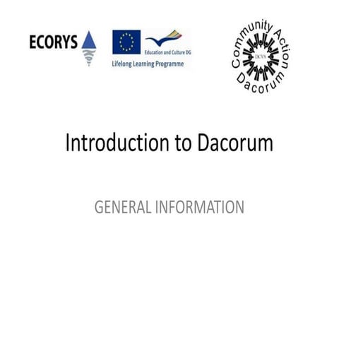 Introduction to Dacorum 