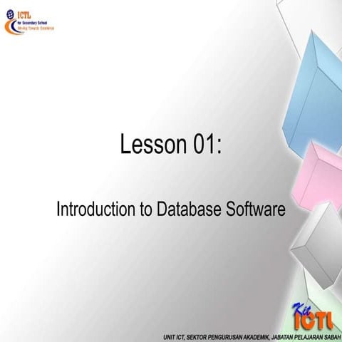 Introduction to database_software
