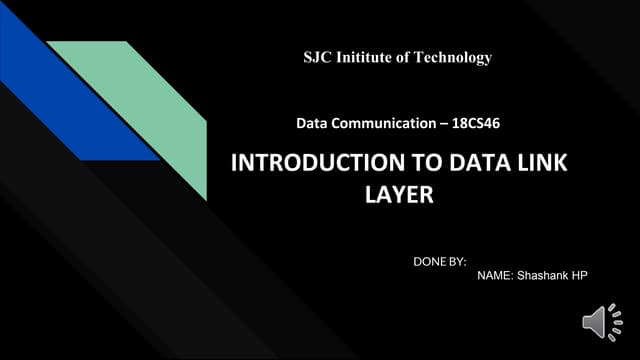 Presentation of computer network on data link layer